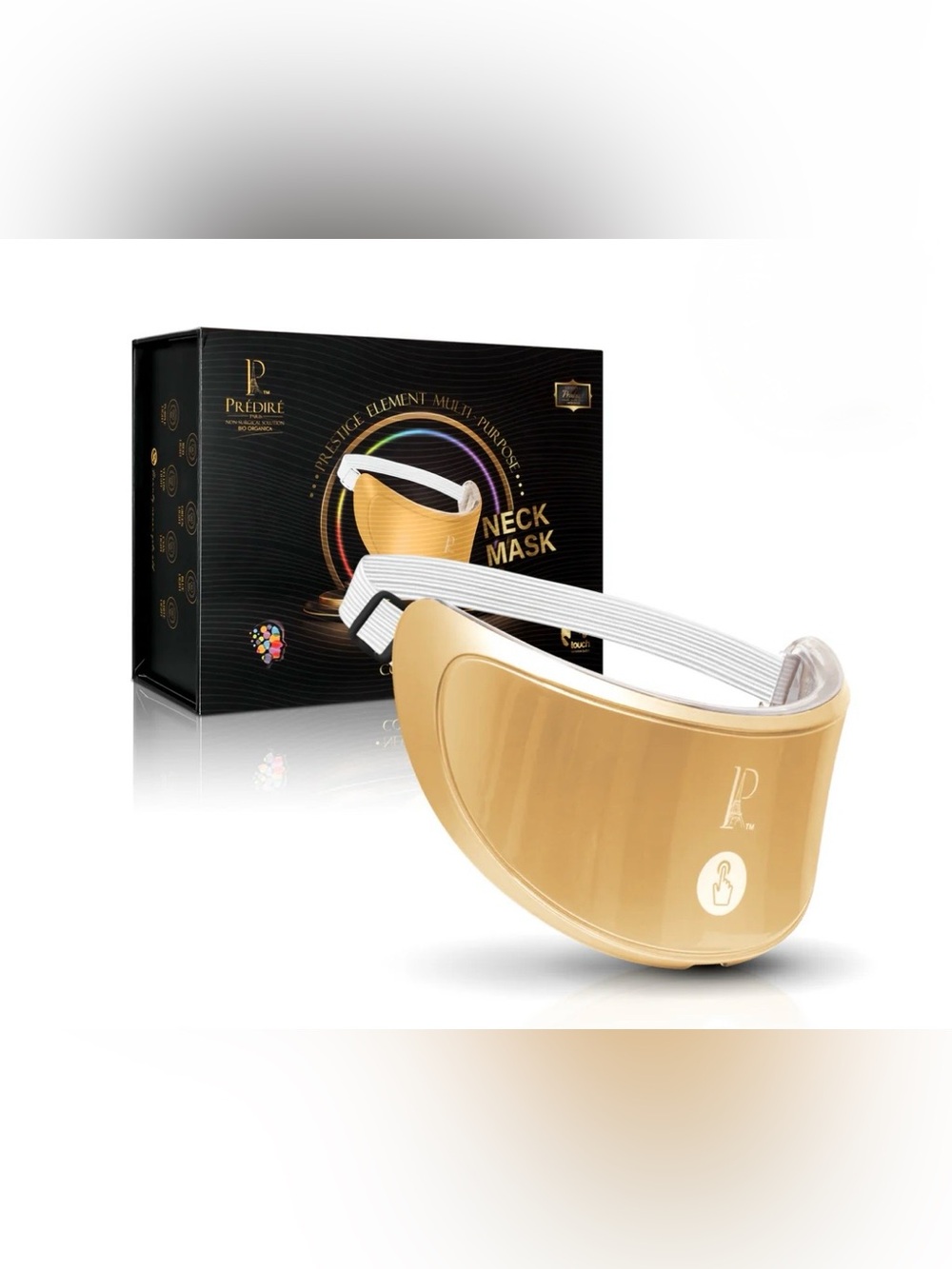 Predire Gold Neck Mask - LED Neck Therapy prestige element limited edition gold